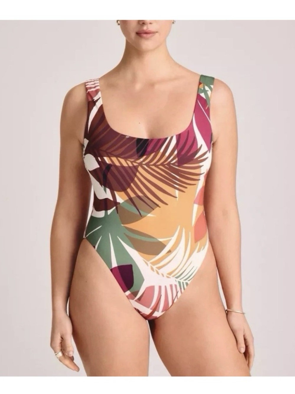 Vitamin A Scoop Neck One-Piece Swimsuit